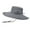 Gray, variant on Wide Brim Sun Hats With UV Protection Breathable Men Women Bucket Hat for Fishing Hiking Garden Lawn Work Safari Camping Outdoor