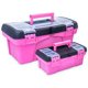 thumbnail image 1 of Caja de herramientas Pink Power para mujer, organizador de costura y manualidades, paquete de 2, 1 of 1