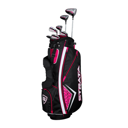 Photo 1 of *ONE CLUB BROKEN* Callaway Golf Women's Strata '19 Complete 11-Piece Graphite Golf Club Set with Bag, Left Handed