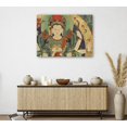 thumbnail image 2 of Cuadro Decorativo - Buda dichoso de la vendimia Jr Impresión en canvas, estrechado., 2 of 2