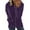 17# Purple, variant on Full Zip Hoodies for Women Zipper Open Front Fleece Lined Jacket Hooded Coats Cardigan Plain Oversized Sweatshirts with Pocket Trendy School Casual Jackets