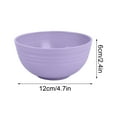 thumbnail image 6 of Limited Time Deal karymi Plastic Bowls- Microwave- Dishwasher Safe Cereal Bowl Large 12x6cm X 1pcs Clearance Sales up to 90% off Super Savings Week, 6 of 6