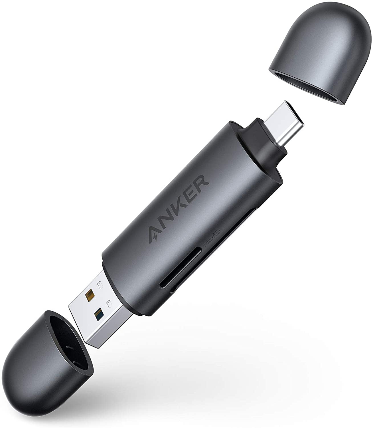 Anker PowerExpand+ 2-in-1 SD Memory Card Reader with USB-C and USB 3.0 Connectors