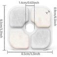 thumbnail image 4 of 12-Pack Cat Water Fountain Filters Compatible With Catit Pixi Pet Fountain, 4 of 4