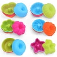 thumbnail image 3 of 24 moldes individuales de silicona para hornear pasteles DIY para horno, 3 of 4