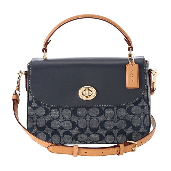 COACH Marlie Top Handle Satchel in Signature Denim Tanzania Ubuy