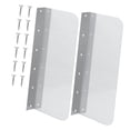 thumbnail image 3 of Fiocias 2 Pack Stainless Steel Splash Guard Water Baffle Commercial Wall Mount Hand Sink Small, 3 of 9