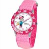 Disney Girls' Stainless Steel Watch, Pink Strap