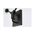 thumbnail image 6 of Elegant Lighting Zayne 2-Light Modern Crystal Wall Sconce in Black, 6 of 7