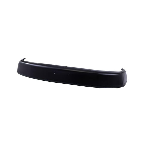 Tomoka Replacement Parts Front Steel Black Bumper Face Bar Without Molding Holes Compatible With Ford Bronco F150 F250 F350 F53 F59 F250 HD 1992 1993 1994 1995 1996 1997 Pickup Truck