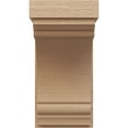 thumbnail image 2 of 10"W x 10"D x 20"H Wide Warren Rough Cedar Woodgrain TimberThane Corbel, Primed Tan, 2 of 6