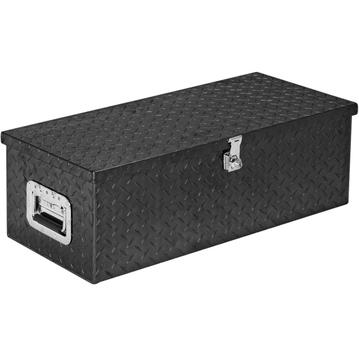 Ktaxon 30" Truck Bed Tool Box, Aluminum Tool Storage Organizer Chest for Pick up, Truck Bed, ATV, RV Trailer