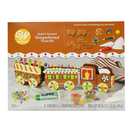 Wilton Build-it-Yourself Gingerbread Train Decorating (World's Best Gingerbread House)