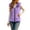 Purple, variant on Womens Puffer Vest Hooded Sleeveless Zip Up Quilted Outerwear Vest with Pockets Casual Outerwear for Work or Travel