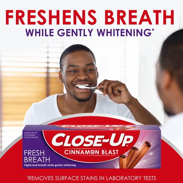 Cinnamon Blast Toothpaste | Fluoride gel for grocery retail