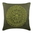 thumbnail image 1 of Pillow Covers, Green Pillow Cases, Dahlia Flower Floral Theme Pillows Cover, 20x20 inch (50x50 cm) Throw Pillow Cover, Floral Modern Pillow Covers, Square Faux Suede - Green Dahlia, 1 of 2