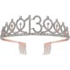 thumbnail image 3 of 13th Birthday Sash And Crown For Girls, 13th Birthday Gifts For Happy 13th Birthday Party Favor Suppliespink, 3 of 3