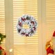 thumbnail image 5 of Corona navideña, para colgar, preciosas guirnaldas con bolas, decoración para interior y exterior, fantástica corona con lazo navideño, para puerta, ventana, decoración, 5 of 8