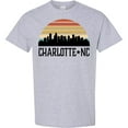 thumbnail image 3 of Inktastic Charlotte North Carolina Skyline T-Shirt, 3 of 5