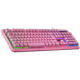 thumbnail image 2 of Kit 2 en 1 Teclado y Mouse Gamer XTREME PC By BALAM RUSH USB Iluminacion LED 3600dpi Rosa, 2 of 6