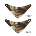 thumbnail image 3 of Naloa Regal Dog In Royal Attire Dog Bandana Large and Small-Dog Scarf Bib Handkerchief Accessories for Dogs and Cats(S-L)-Small, 3 of 5