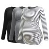 Black/Light Grey/White Stripe