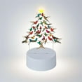 thumbnail image 5 of kladzum Christmas Table Decorations Hummingbird Nightlight Christmas Gifts Usb Acrylic Led Small Table Lamp Xmas Winter Tabletop Signs Christmas Decorations for Home Office Desk Party Favors, 5 of 6