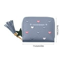 thumbnail image 3 of JunYeShi Small Wallets for Women Bifold Slim Coin Purse Zipper ID Card Holder, 3 of 6