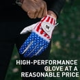 thumbnail image 5 of Golf Gloves Men Left Hand Right with Ball Marker Blue Camo Plaid Pack, Mens Leather Golf Glove All Weather Grip Small Medium ML Large XL, 5 of 6