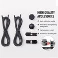 thumbnail image 3 of Elastic no tie shoelaces - no need to tie your shoes 110 cm 1 pair Black, 3 of 5