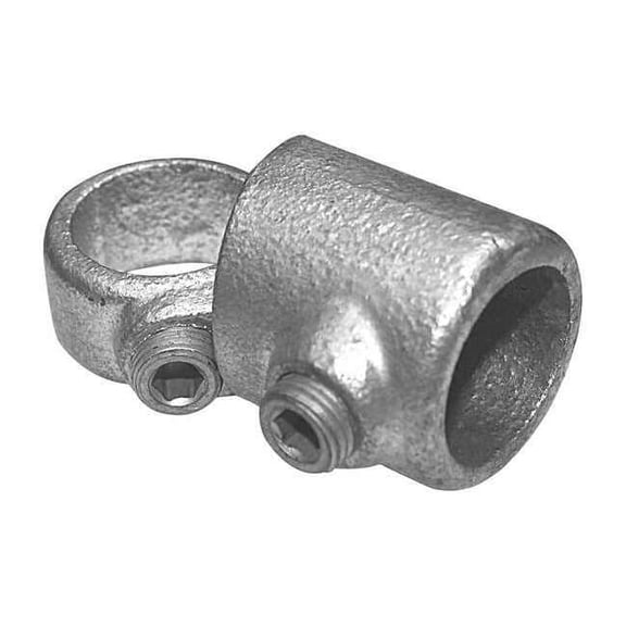 Structural Pipe Fitting, Adjustable Tee, Cast Iron, 2 in Pipe Size, 50000 lb Tensile Strength