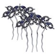 thumbnail image 1 of 2pcs Crystal Bridal Hair Comb Rhinestone Hair Piece Wedding Headpieces Bride Side Comb Wedding Hair Accessories for Bride and Bridesmaids, 1 of 4