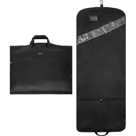 66" Garment Bag for Extra Long Dress, Tri-fold Dress Garment Bag Hanging Bag for Men Women Wedding Dress Suit Coats Jackets Shirts Storage