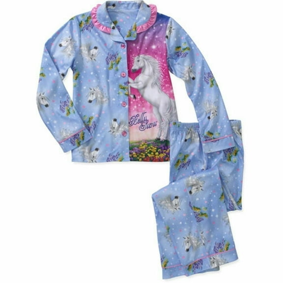 Bella Sara 2 PC Long Sleeve Coat Pajama Set Girl Size 4/5