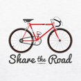 thumbnail image 3 of CafePress - Share The Road T Shirt - 100% Cotton Ringed T-Shirt, 3 of 4