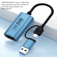 thumbnail image 4 of USB3.0 HD Multimedia Interface to USB C Video Capture Card, 4K 30HZ Input, 1080P 60FPS Output, Ultra Low Latency Screen Sharing, Compact and Portable, Wide Compatibility, 4 of 8