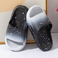 thumbnail image 2 of kpoplk Toddler Boys Girls Slippers Cute Bear Home Slippers Indoor Slippers for Toddle Kids Boys Girls(Black,6.5), 2 of 5