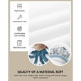thumbnail image 3 of Stretch Dining Chair Seat Covers Set of 4, Removable Washable Chair Covers Seat Slipcovers, Blue Octopus Coral Chair Protector Dust-proof Chair Cover Seat for Kitchen/Office Decor, 3 of 6