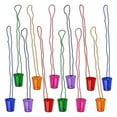 thumbnail image 5 of 12 Pcs Bridal Shot Glass Chain Bead Necklace Small Wine Glass Bachelor Party Necklace Bridal Shower Decorations, 5 of 9
