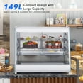 thumbnail image 6 of Accreate 5.3 Cu.Ft. Refrigerated Display Case Countertop Pastry with LED Lighting Auto Defrosting Air-cooling, 6 of 6
