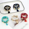 thumbnail image 1 of 5 juegos de cuentas bohemias a mano, pulsera multicapa con flecos, pulseras elásticas, joyería para mujer Feliz Sencillez, 1 of 5