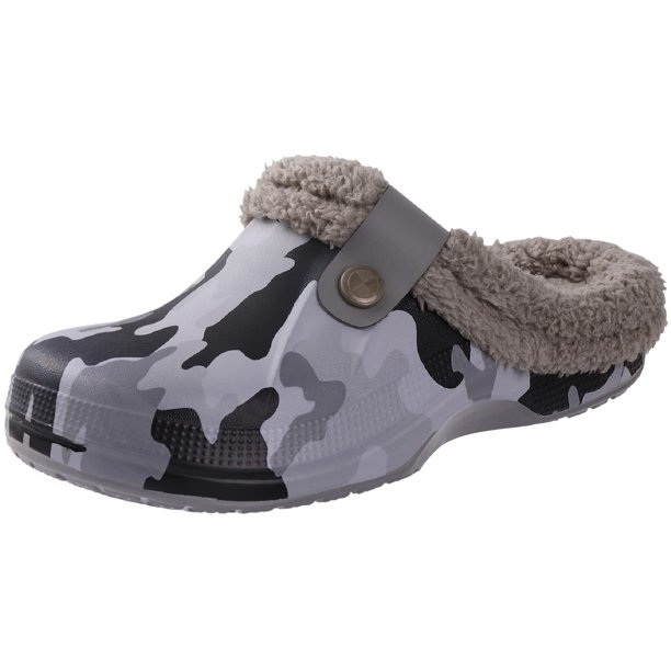Pantuflas de algodón con suela de goma Pallene para mujer, cálidas, antideslizantes, impermeables, para el hogar, resistentes al desgaste, para exteriores, cómodas