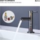 thumbnail image 5 of Grifo monomando para baño de latón, solo agua fría, duradero, lavable a mano para limpieza o reemplazo, 5 of 5