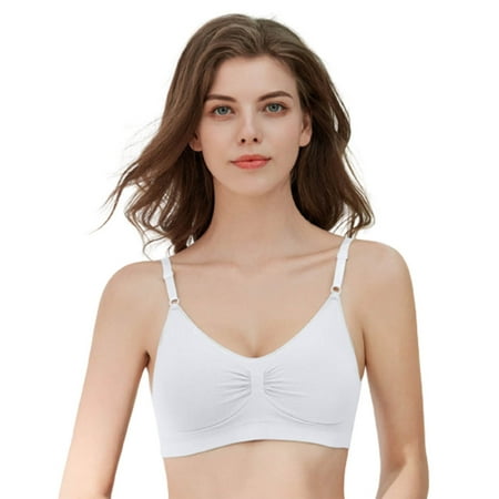 

PATLOLLAV Summer Savings Clearance Womens Small Breasts Sexy Sleep Bra Shockproof Running Vest Sports Underwear