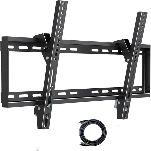 TV Wall Mount Fixed for Most 26-65 Inch LED, LCD and Plasma TV, TV Wall Mount TV Bracket up to VESA from 200x100mm to 400x400mm and 110 LBS Loading Capacity