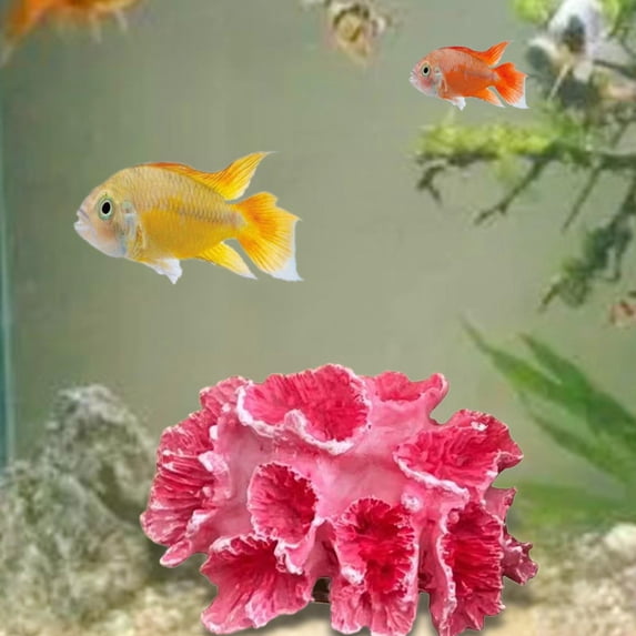 Simulated Coral Compact Landscaping Photo Props Coral Figures Handicraft Portable Durable Realistic for Home Aquarium Fish Tank Accessories