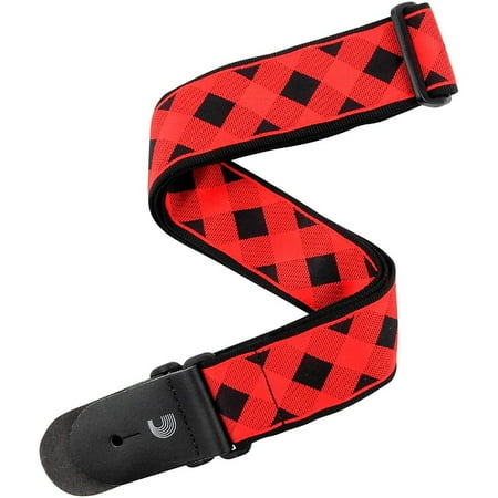 UPC 019954919559 product image for D Addario Planet Waves 2  Guitar Strap  Buffalo Check Red | upcitemdb.com