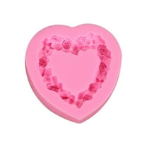 VerPetridure Valentine's Day Love Wreath Silicone Mold Fondant Cake Chocolate