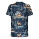 thumbnail image 5 of Tops para hombre, blusas y camisas de manga corta con cuello redondo para hombre, jersey informal con cuello redondo estampado para hombre, pantalones cortos deportivos para fitness, blusa de poliéste, 5 of 5