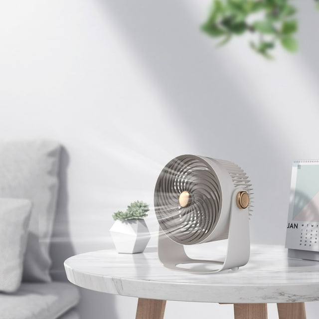 ZZwxWA Holiday Deals Table Fan Hanging Fan-use USB Desk Fan, Fan Portable, 3Speeds Desktop Table Fan, Plug In Power Fan, Rotation Strong Wind, Quiet Personal Small Fan For Home